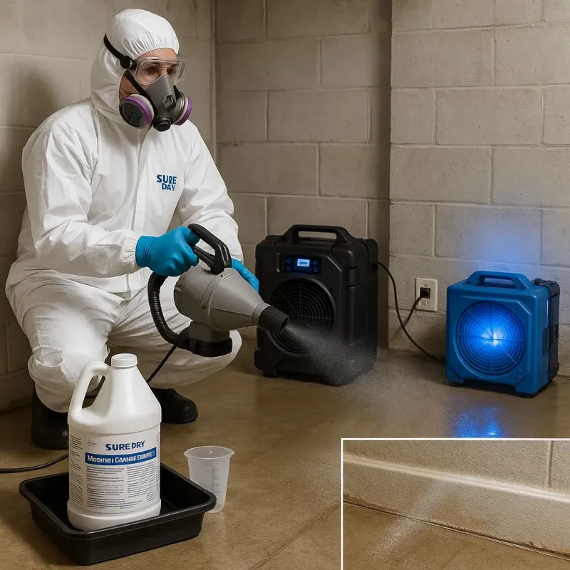 Sanitization and Odor Removal process in Brookside, AL