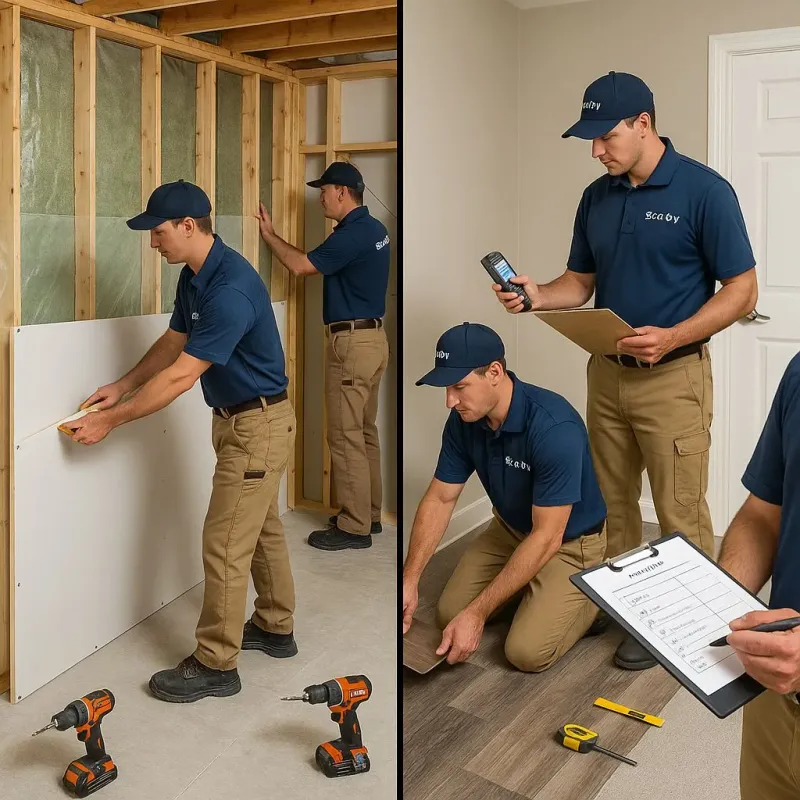Repairs and Reconstruction process in Brookside, AL